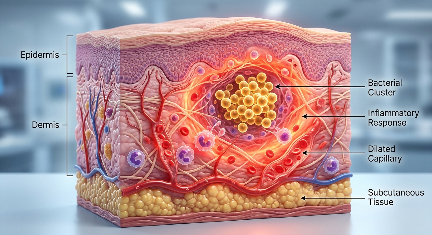 Cellulitis and Cutaneous Abscess: Pathophysiology, Clinical Features, Diagnosis, and Management