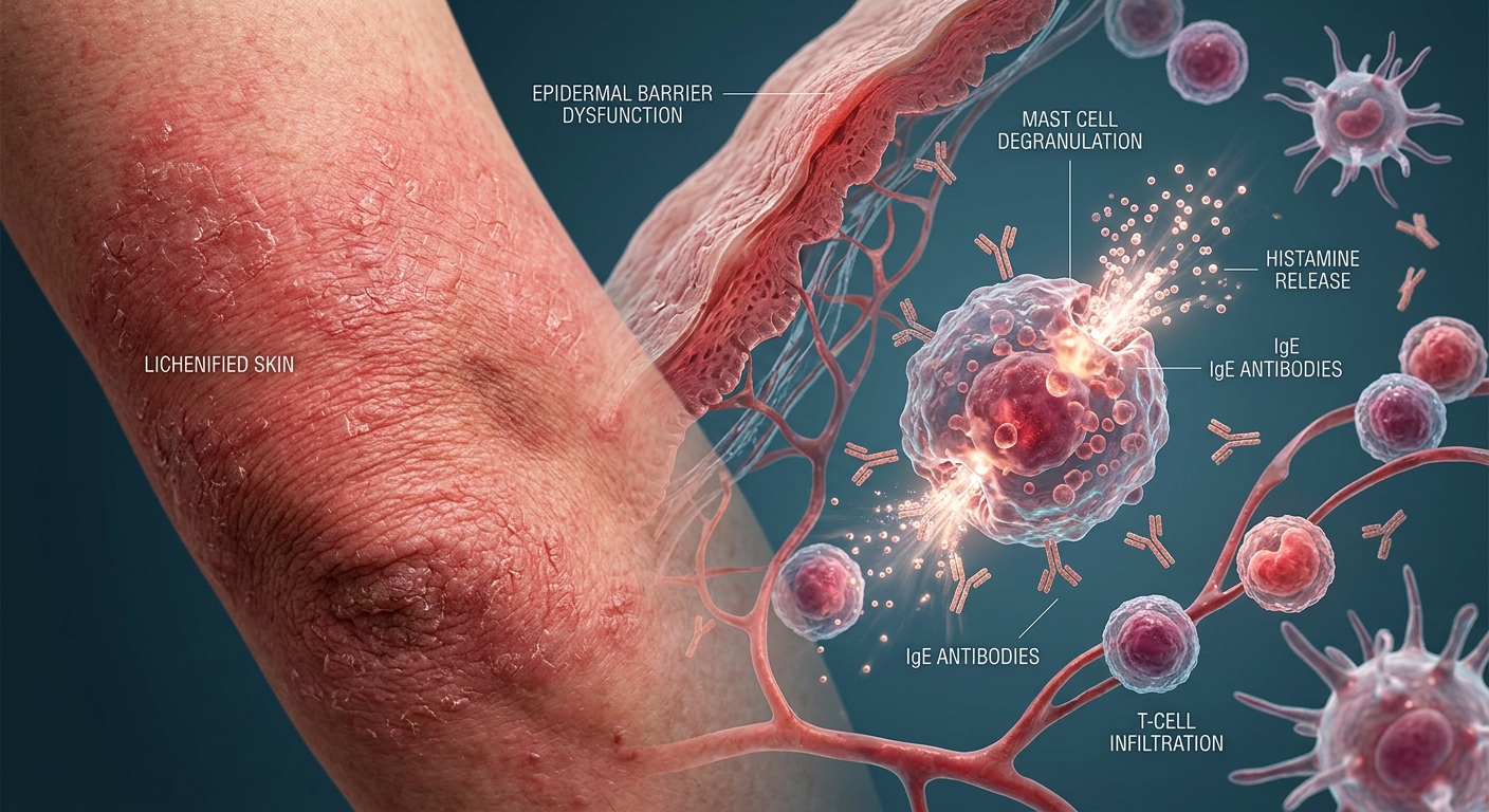 Atopic Dermatitis (Eczema): Pathophysiology, Clinical Features, and Management Strategies